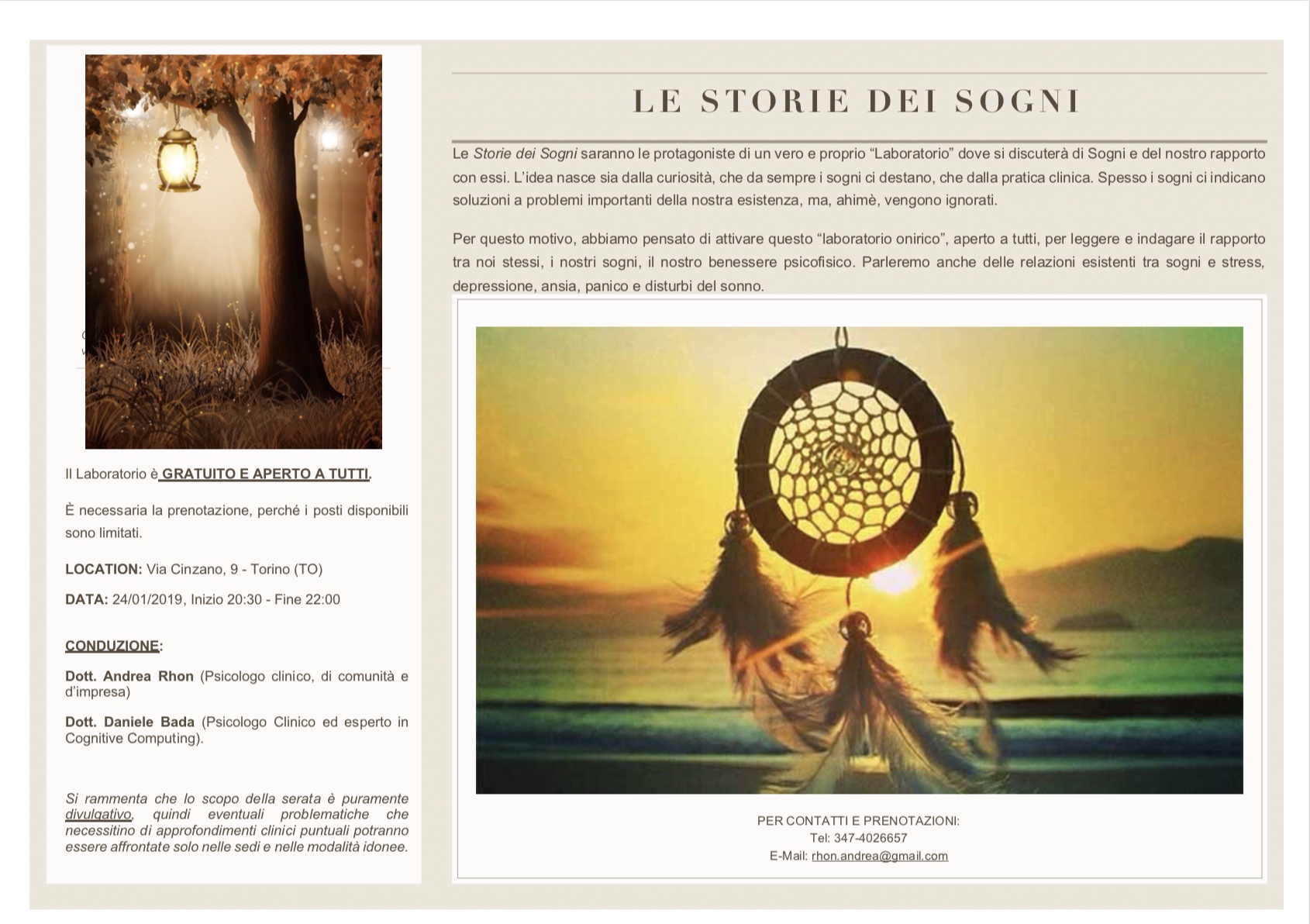 Le storie dei sogni